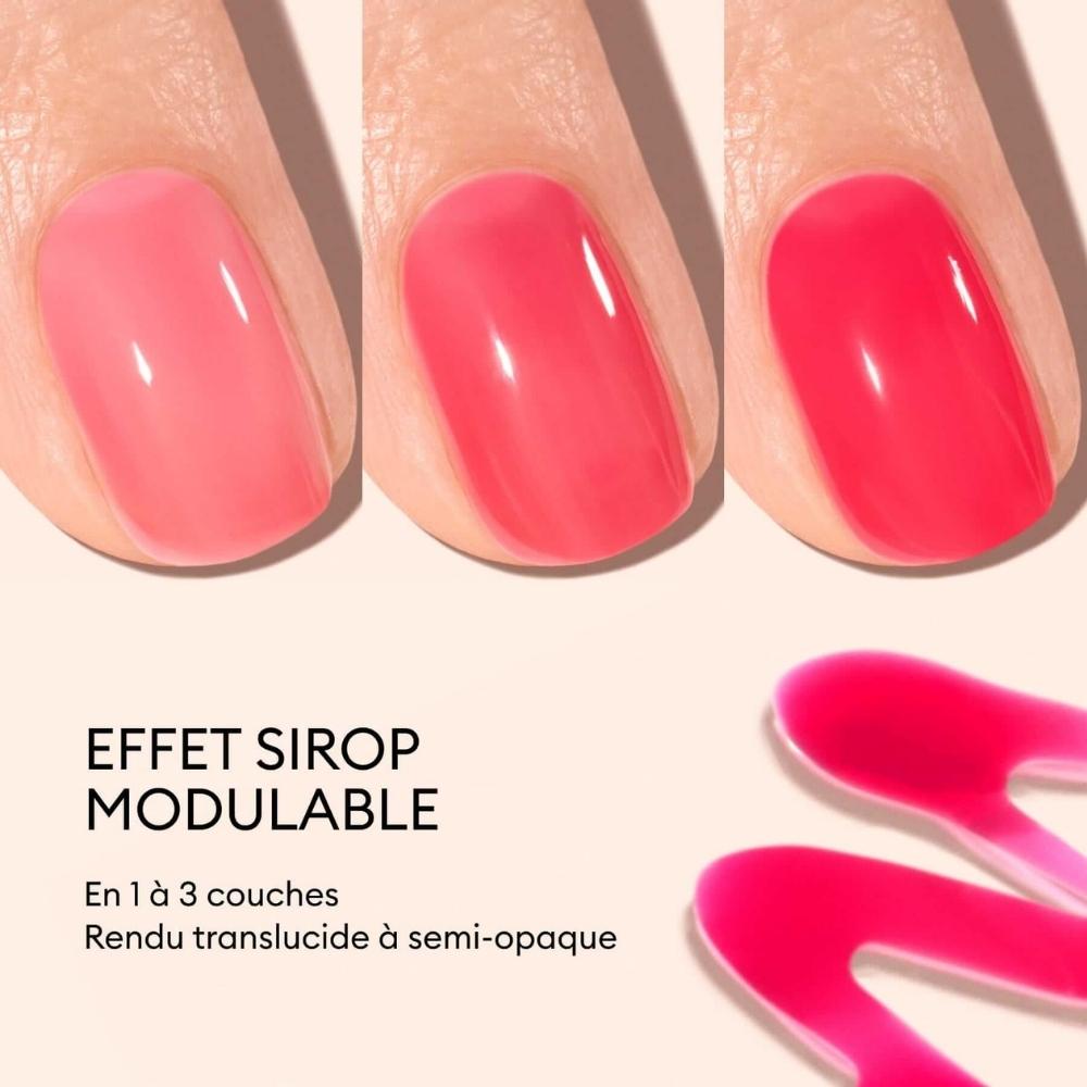 Les 3 effets modulables du Vernis Green Jelly Pomme d'Amour