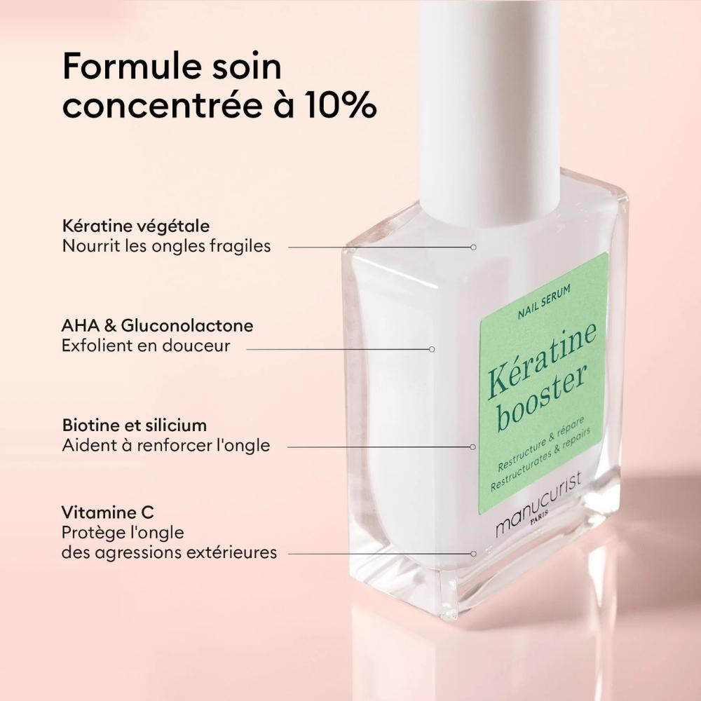 Ingrédients du Vernis Manucurist Kératine Booster