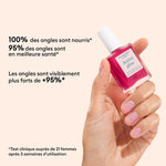 Résultats tests manucurist vernis soin active glow blueberry