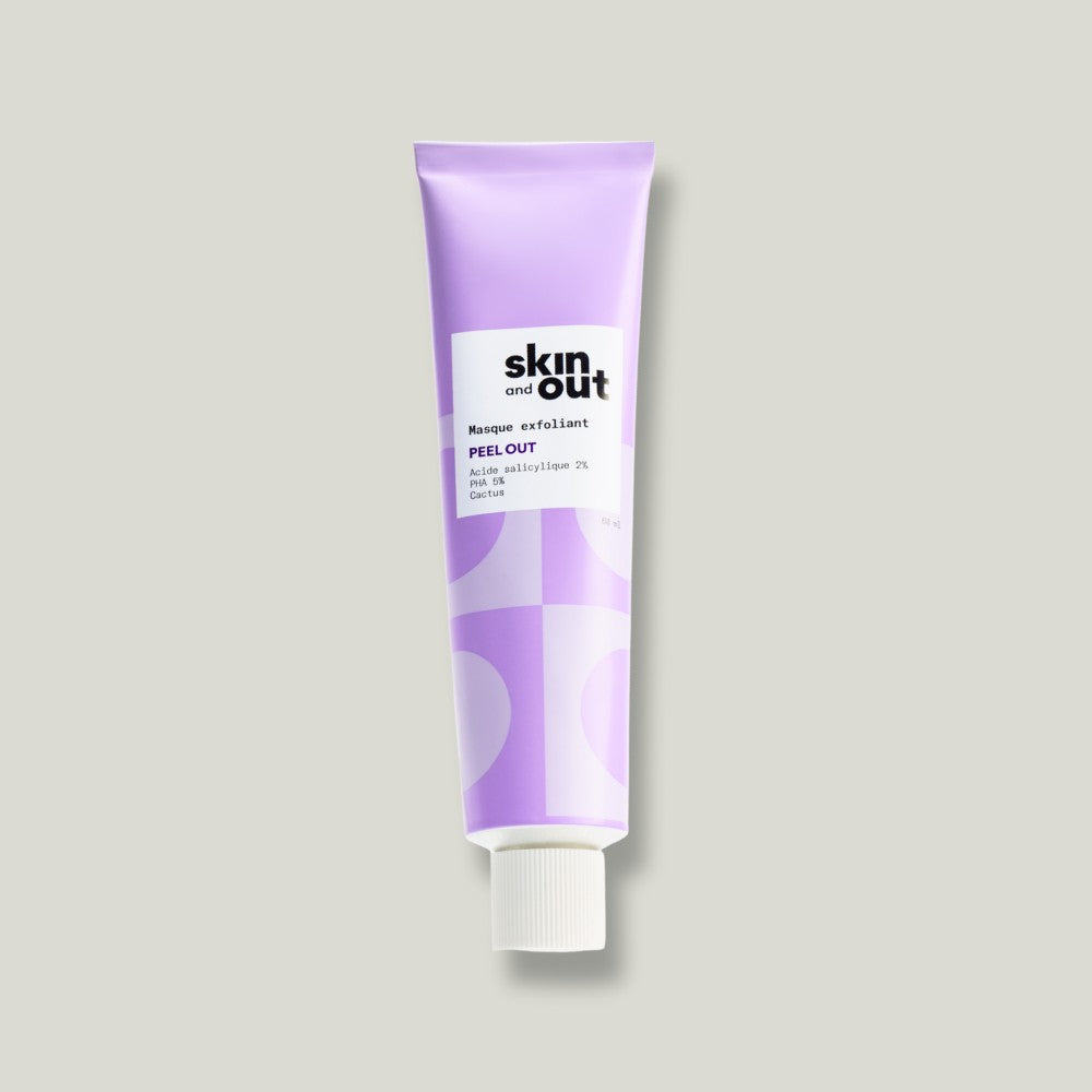 Masque Exfoliant visage Peel OUT de Skin and Out peau lisse