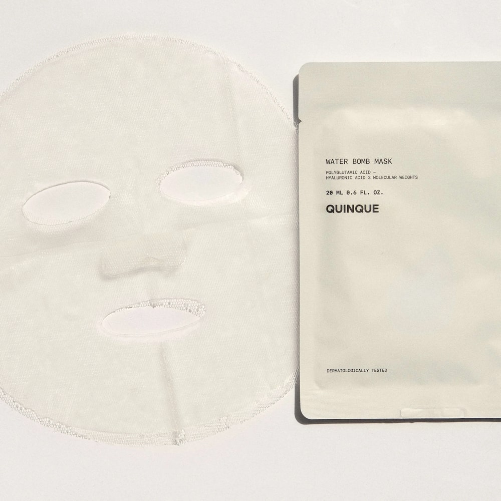 Le Masque Hydratant Water Bomb Quinque hors du sachet