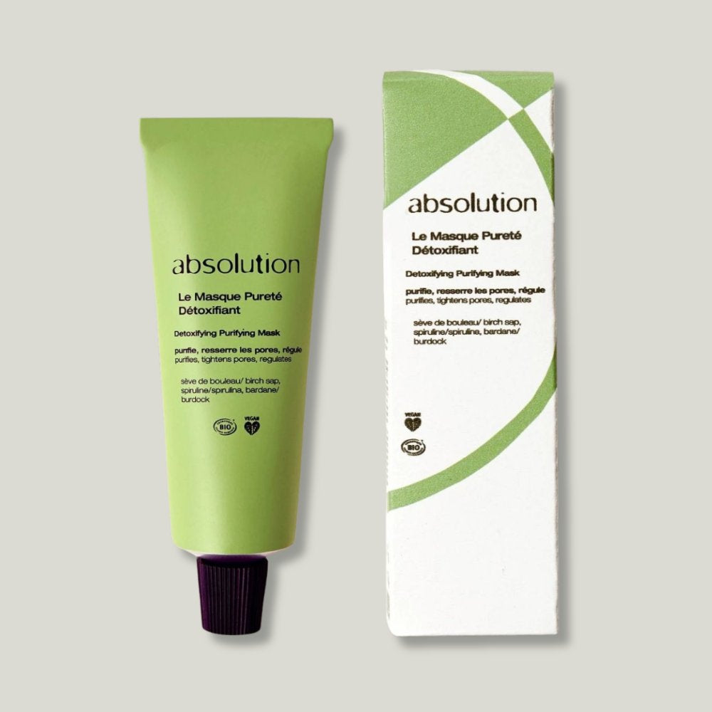 Masque Pureté Détoxifiant Absolution resserre les pores et régule