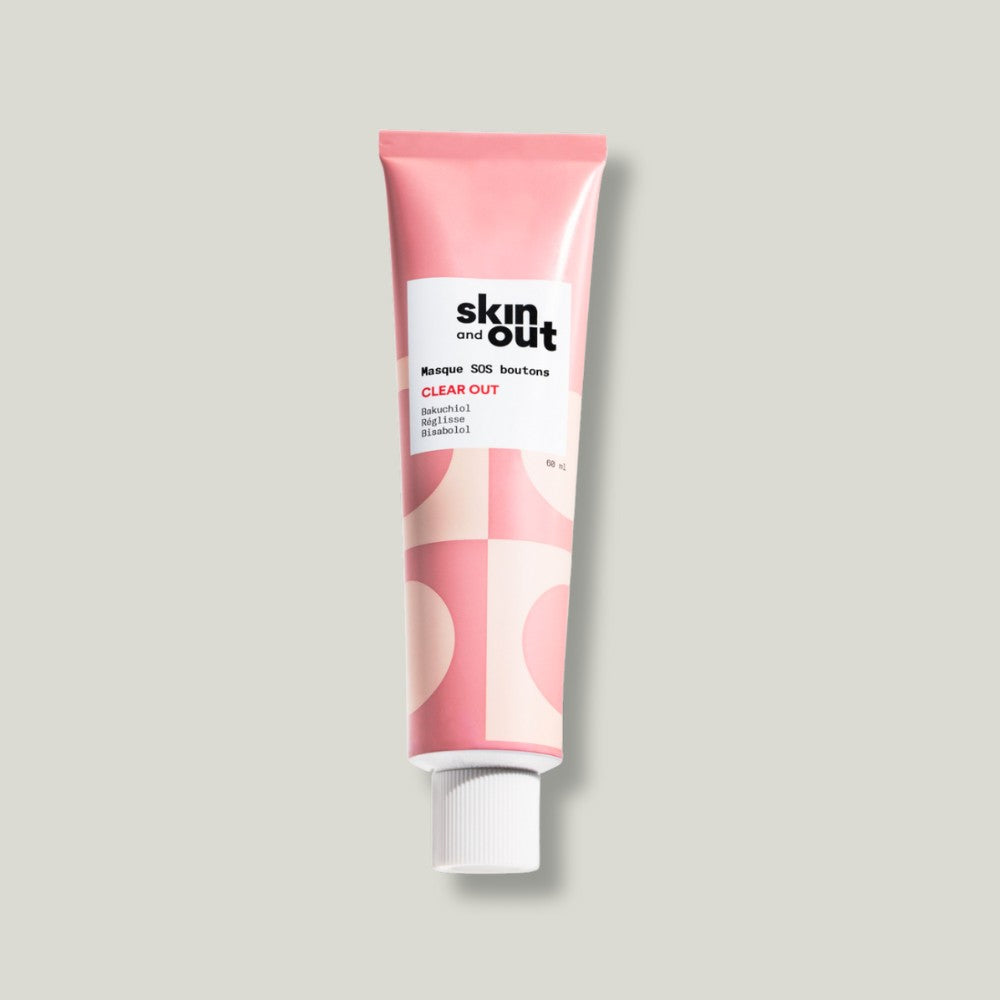 masque anti-boutons visage clear out de Skin and Out