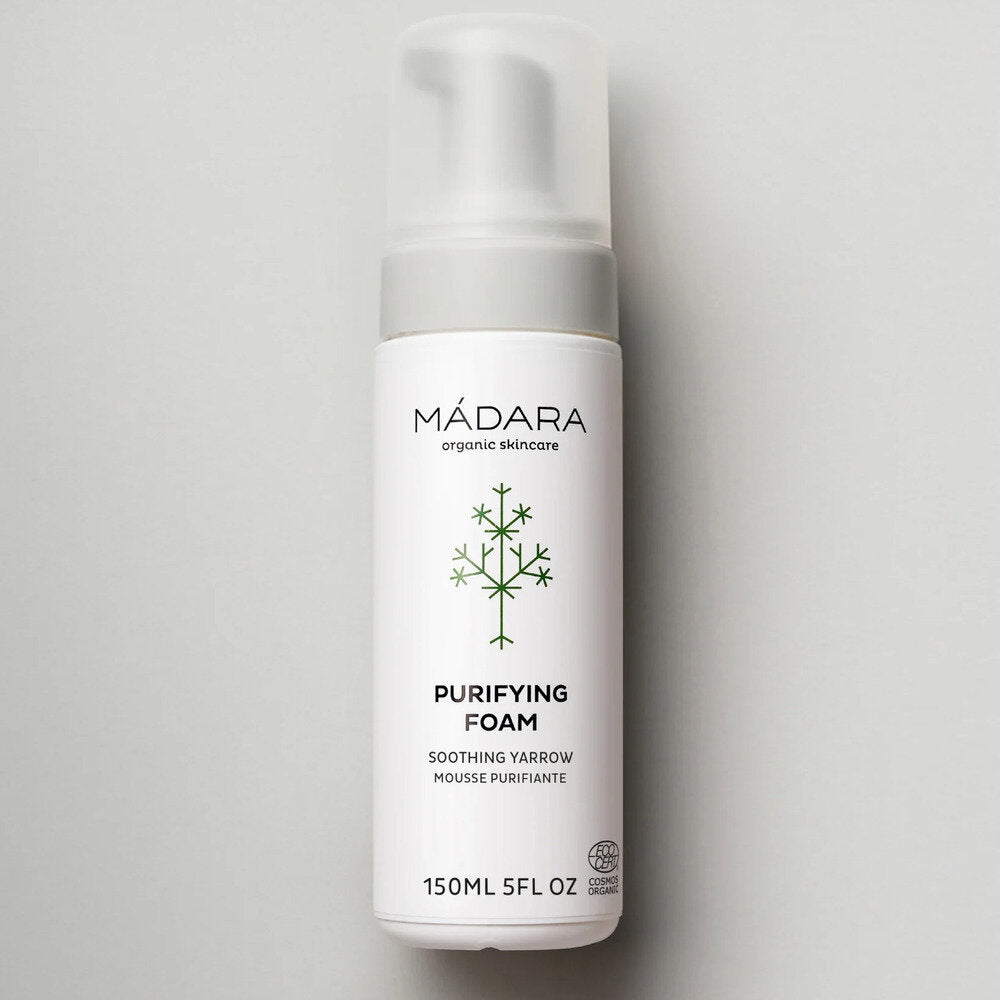Mousse Purifiante Mádara à l'Achillée millefeuille, flacon 150 ml