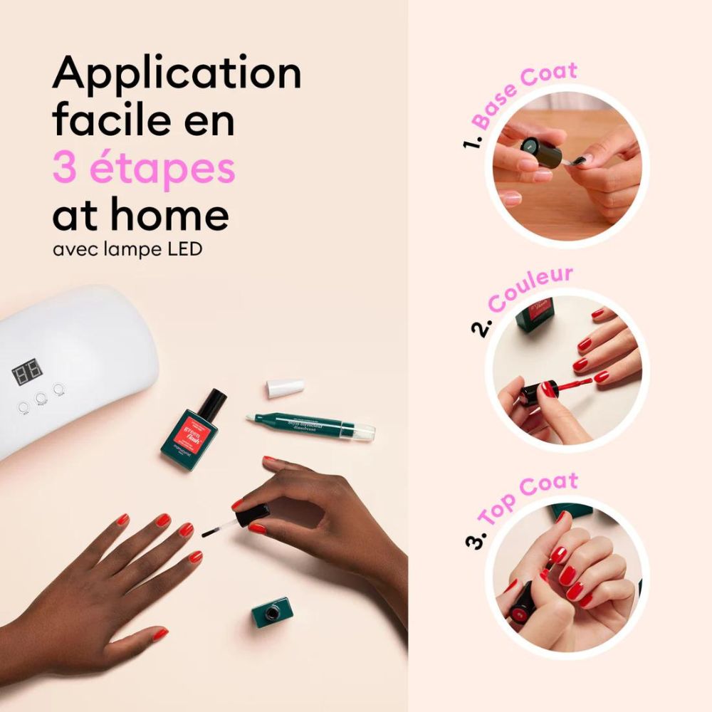 notice utilisation vernis manucurist led green flash etape par etape