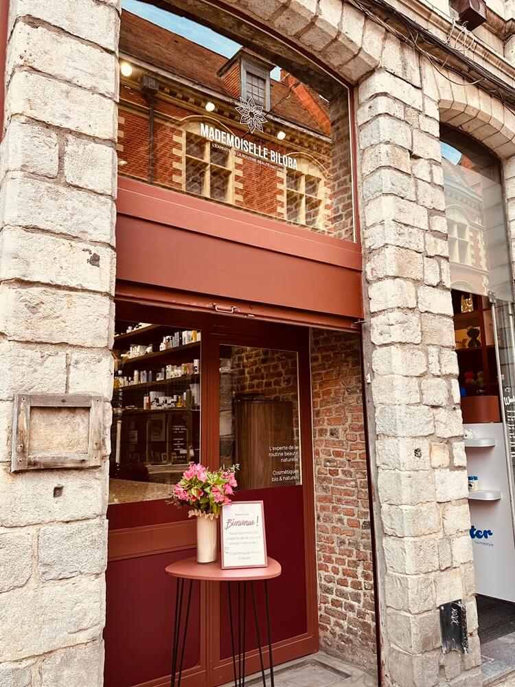 facade de la nouvelle boutique mademoiselle biloba