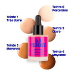nuancier teintes sérum teinté hydratant la crique