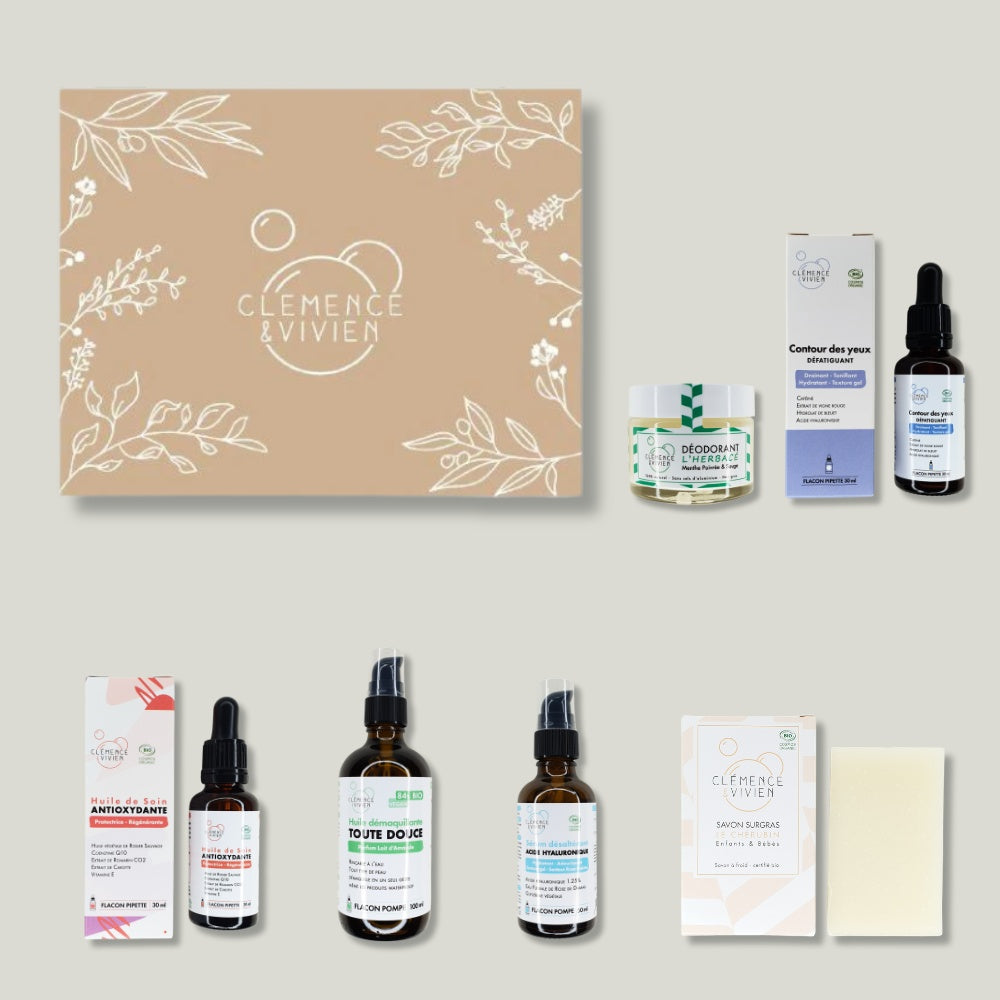 pack shot box les essentiels clemence et vivien