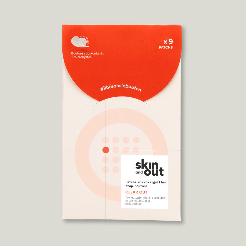 patch anti-imperfections avec micro aiguilles skin and out