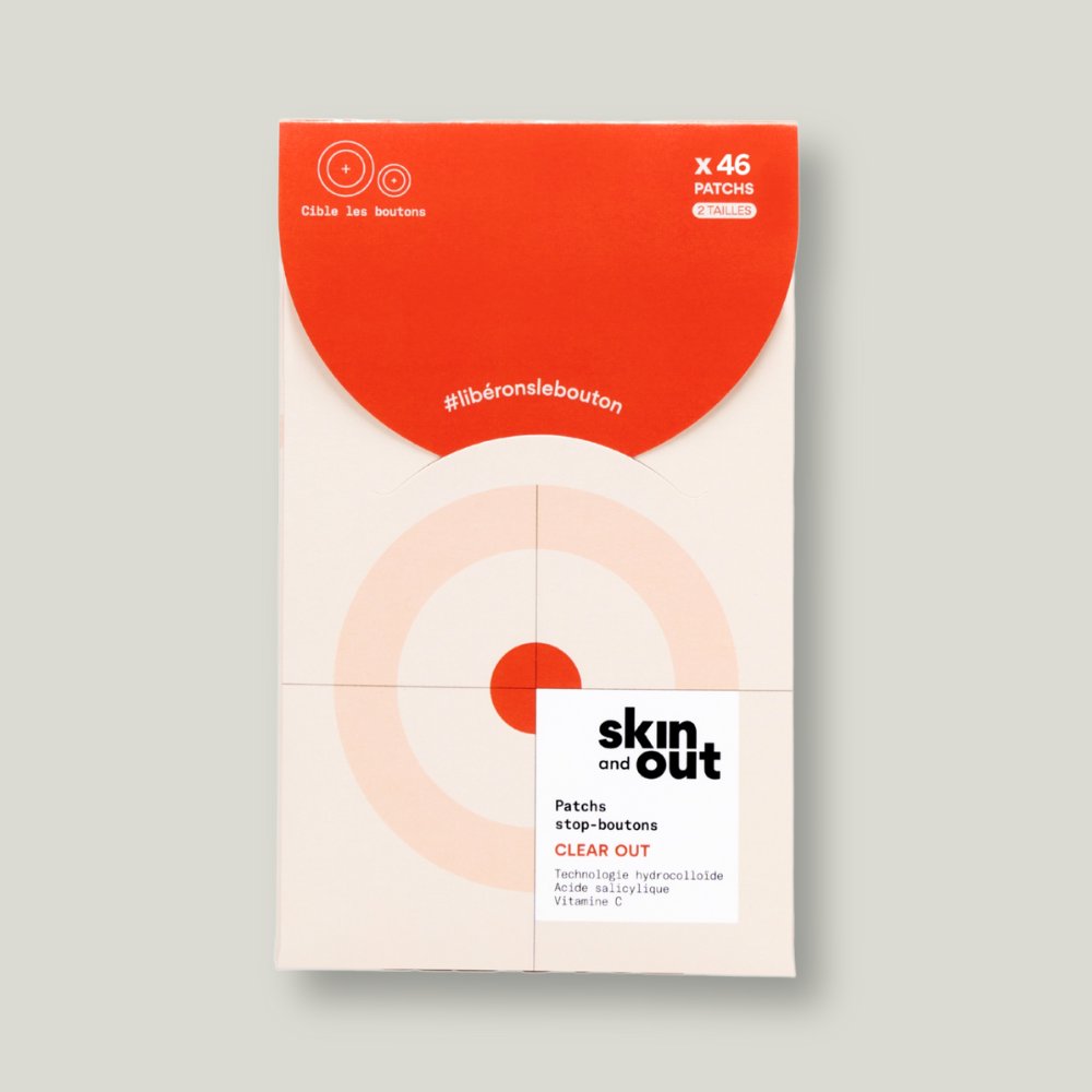 Patchs stop boutons Clear OUT de Skin and Out par 46 visage