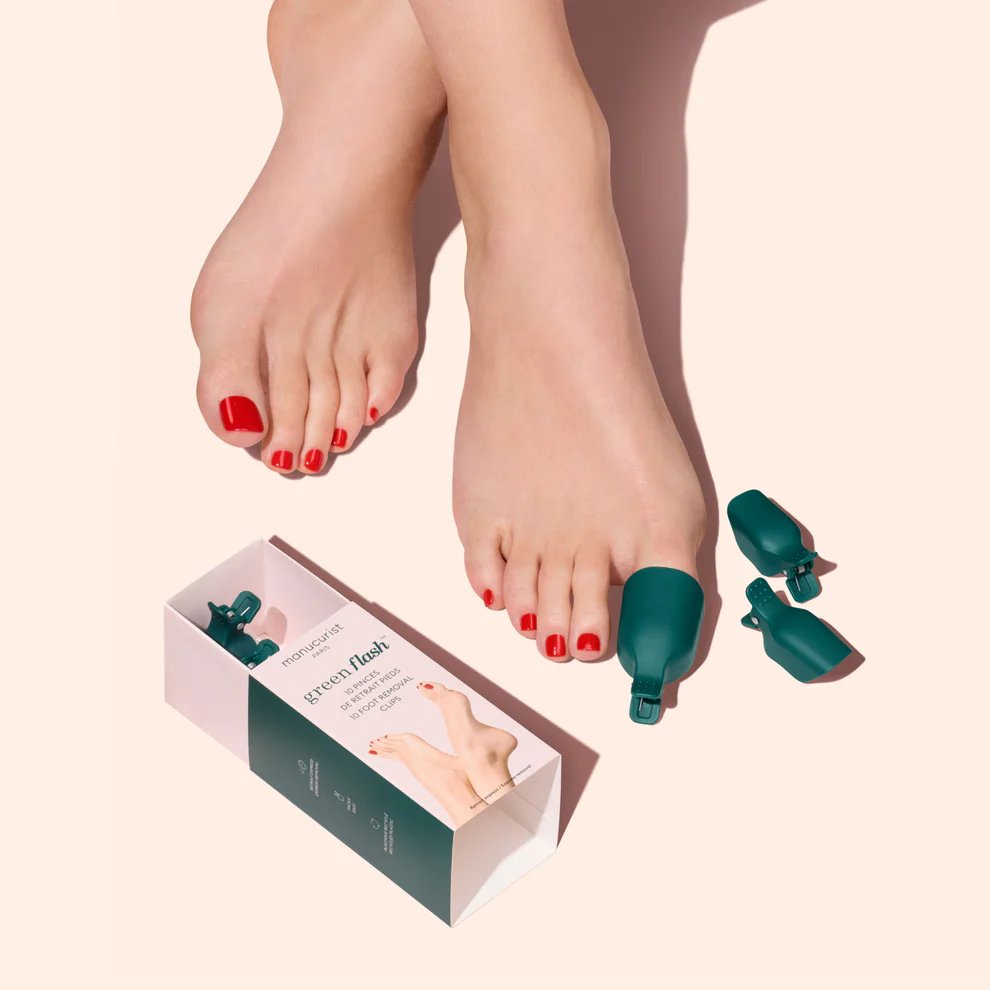lot de pinces de retrait pour vernis manucurist spécial pied