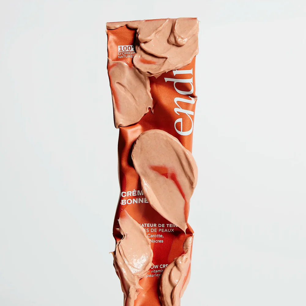 tube et texture crème éclat bonne mine endro