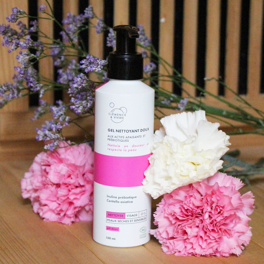 Gel nettoyant au ph doux proche de la peau