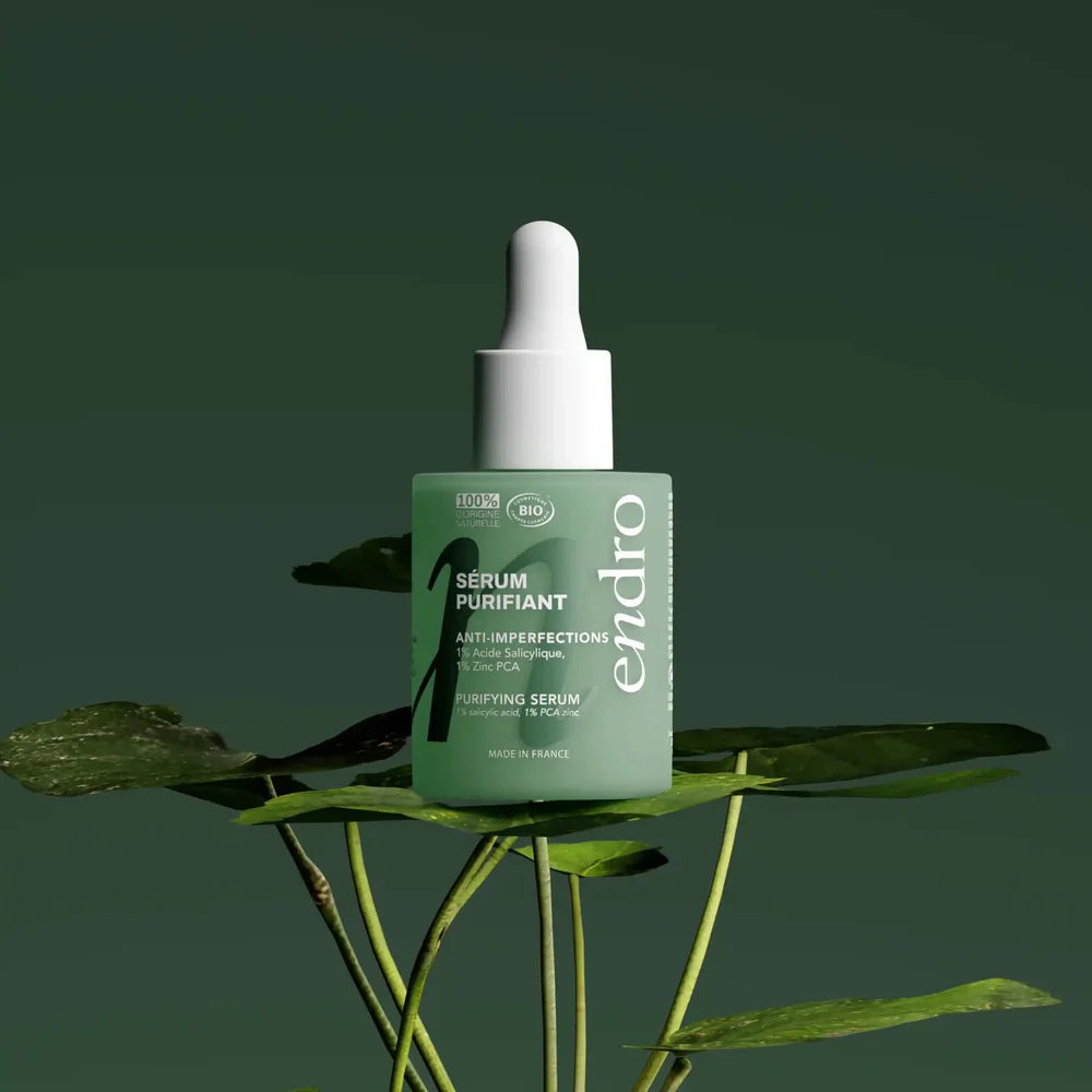 presentation serum anti imperfection pour soigner localement boutons et points noirs endro
