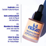 propriétés et effets du sérum booster d'éclat soleil la Crique