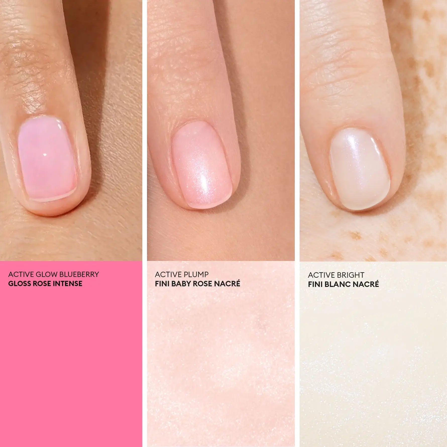 fini sur ongles des produits du coffret trio icons active manucurist