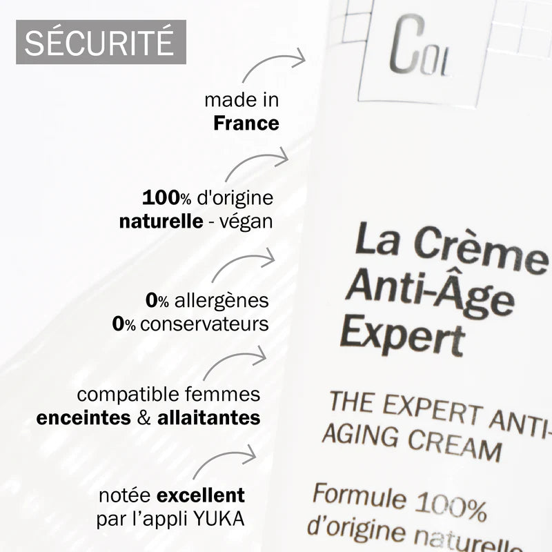 La sécurité de la crème anti-âge Novexpert