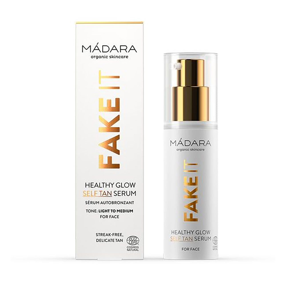 serum autobronzant fake it madara packaging primaire et secondaire