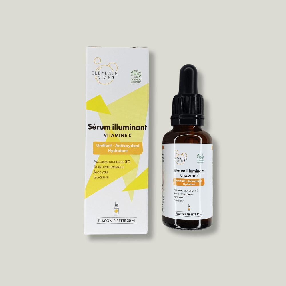 pack shot serum illuminant vitamine c clemence et vivien 1