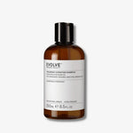 Shampoing hydratant à l'Acide Hyaluronique bio Evolve Beauty, flacon ambré de 250 ml sur fond blanc