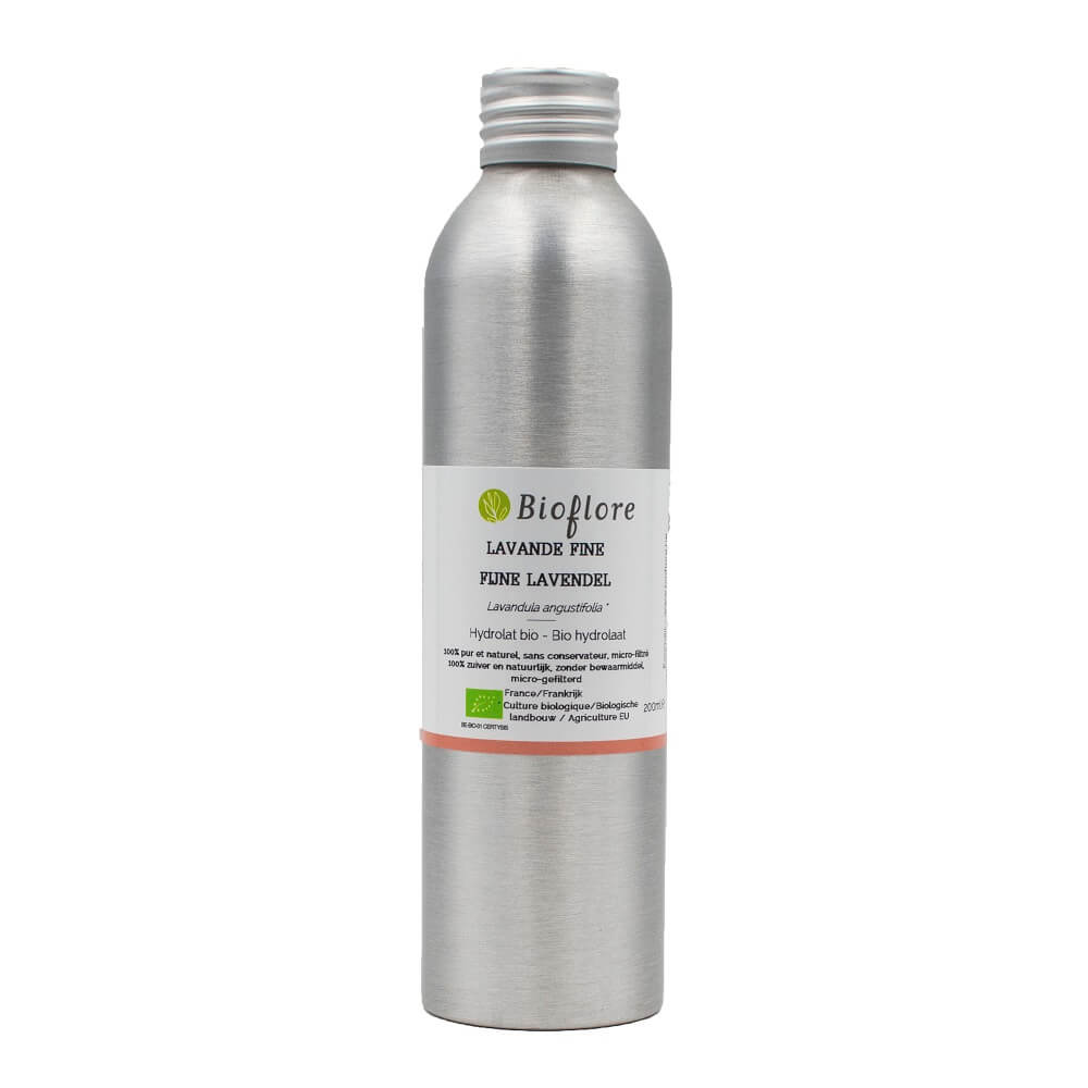 packaging en alu bioflore hydrolat lavande 200ml