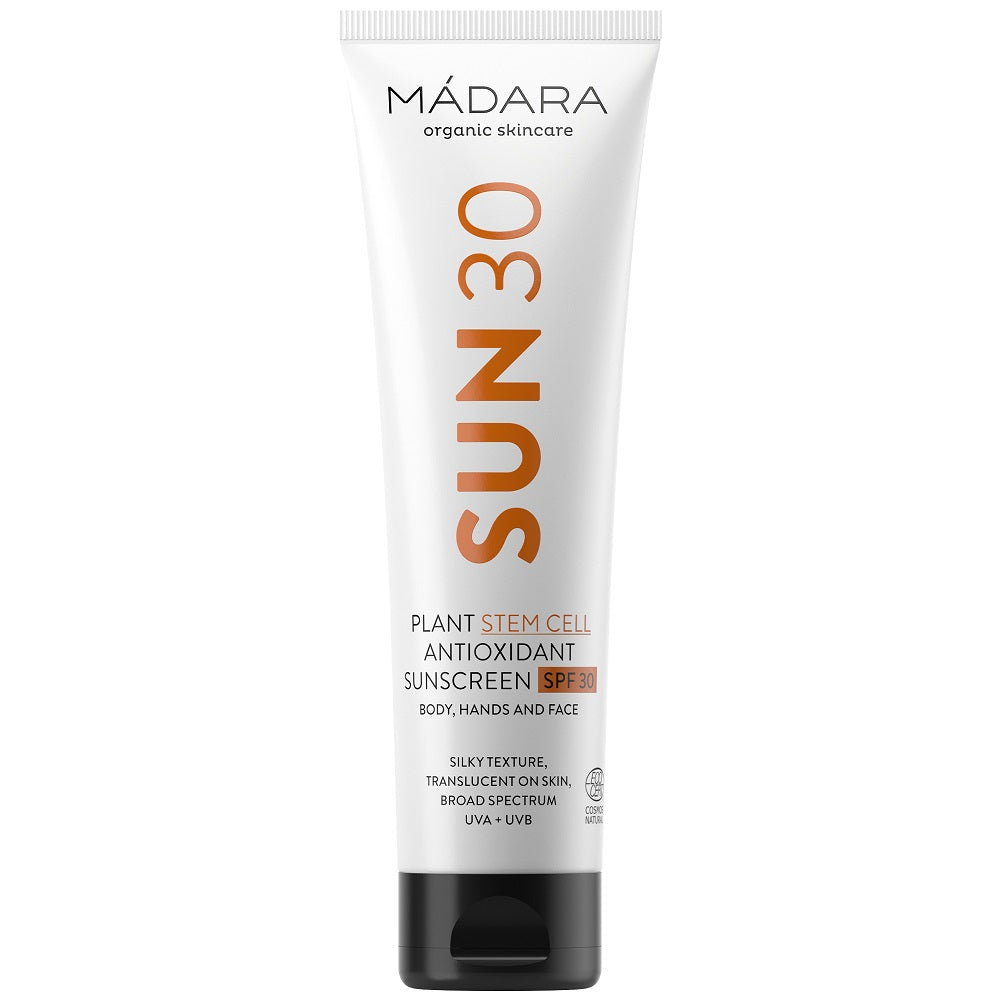 packaging creme solaire corps madara spf 30