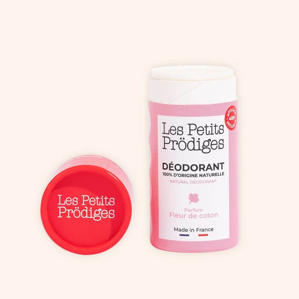 packaging ouvert deodorant fleur de coton les petits prodigues