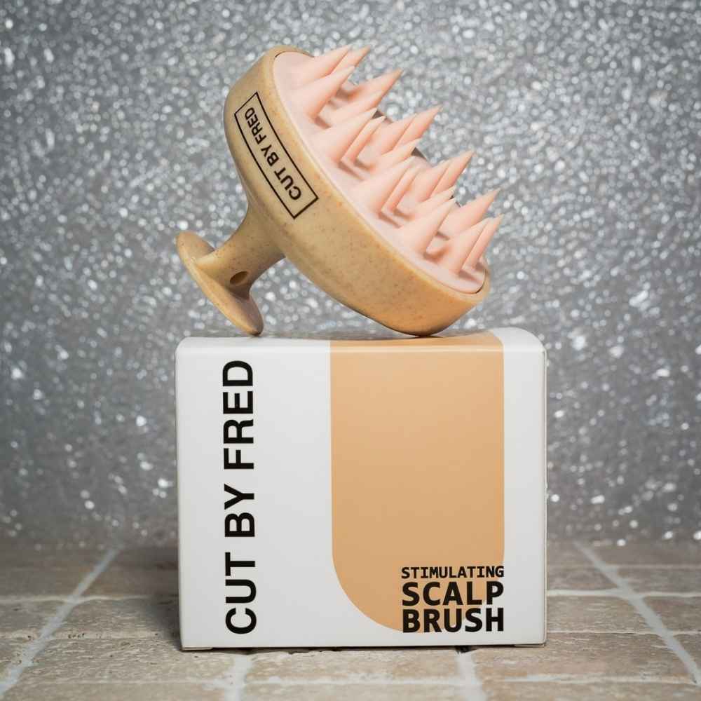 packaging stimulating scalp brush cut by fred