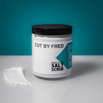 texture et pot vegan depolluting salt scrub cut by fred