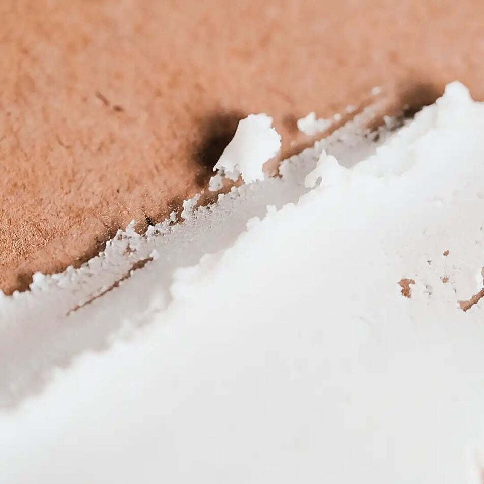 Texture de baume fondant au parfum d'aloe vera