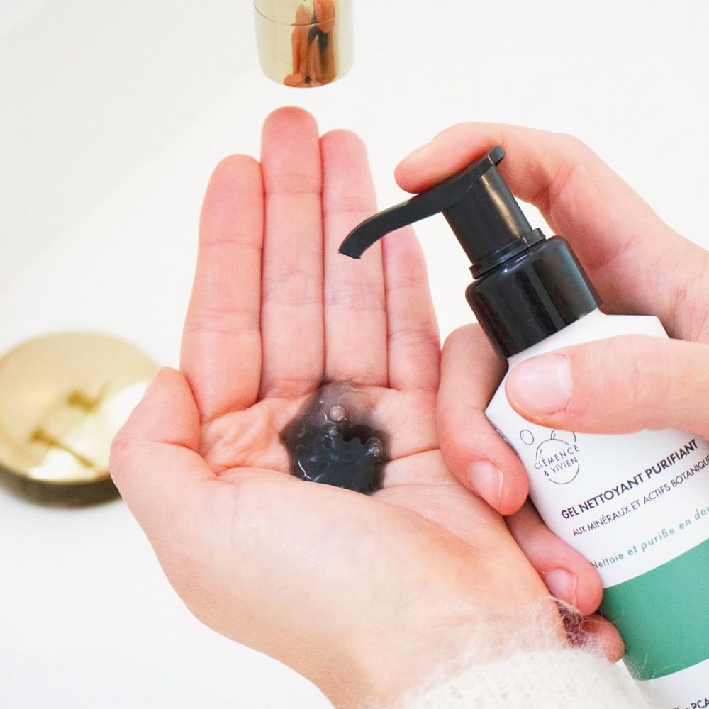 gel nettoyant peau nette douce clemence et vivien