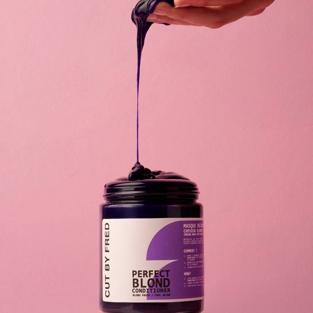 perfect blonde conditioner cut by fred texture et couleur 
