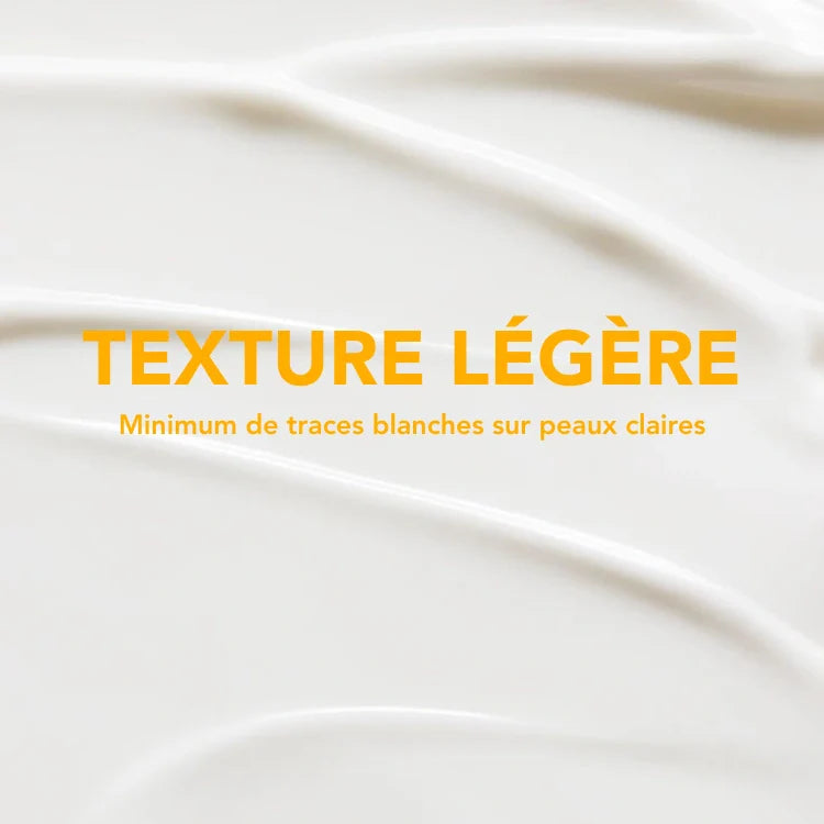 texture du lait solaire minéral sans parfum kerbi spf 50