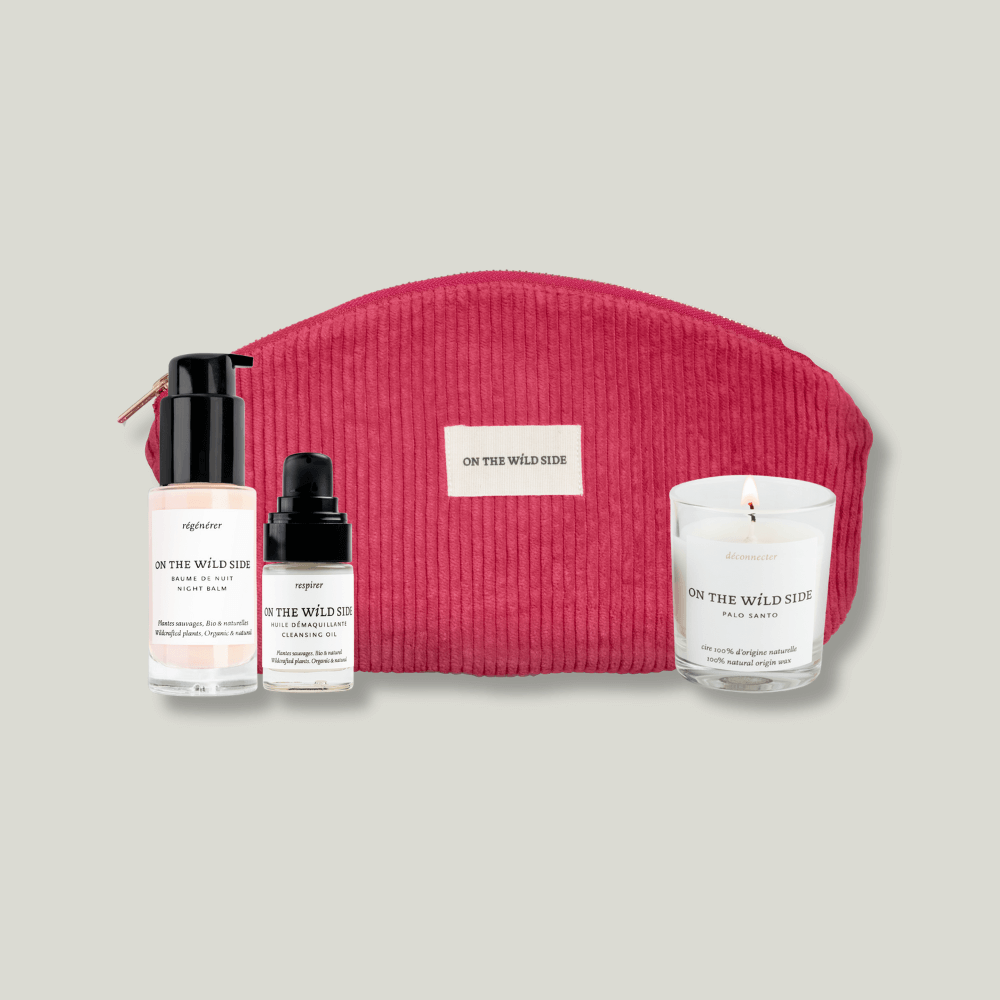 pack shot trousse rituel essentiel hiver on the wild side