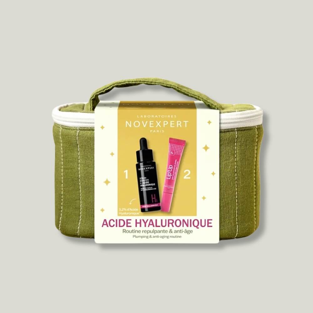 coffret noel duo sérum booster et lip'up lèvres Novexpert pas cher