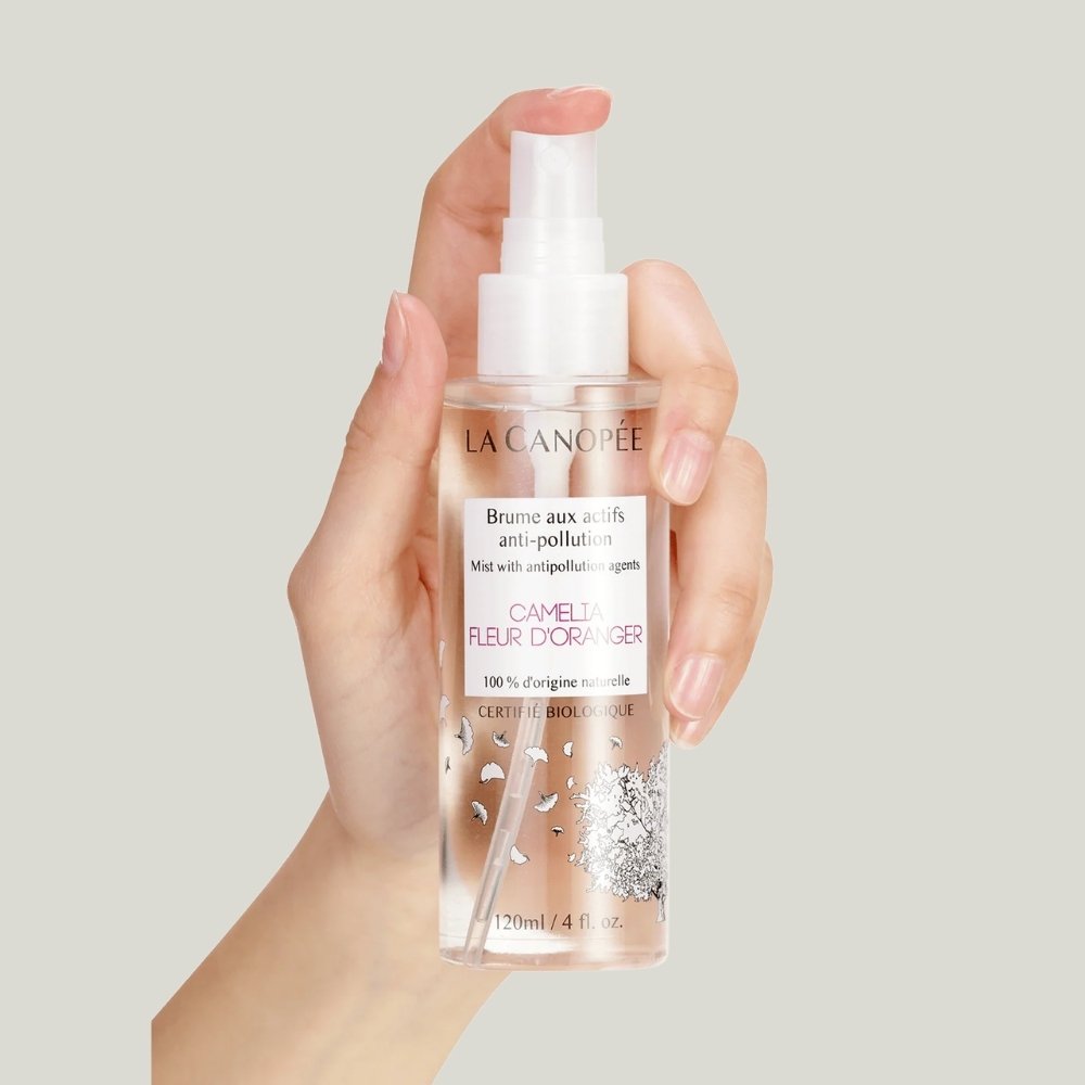 utilisation de la brume anti pollution La canopée avec spray