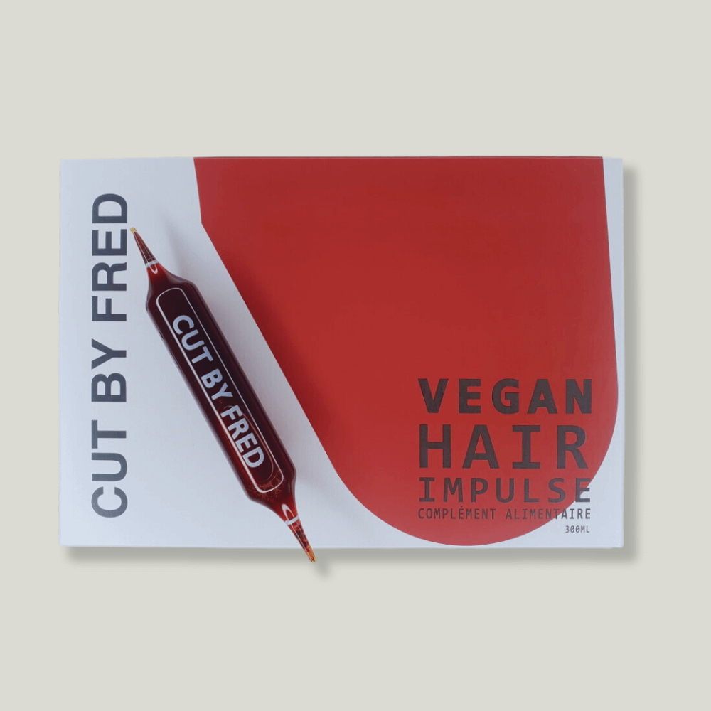 pack shot vegan hair impulse cut by fred cheveux complement alimentaire