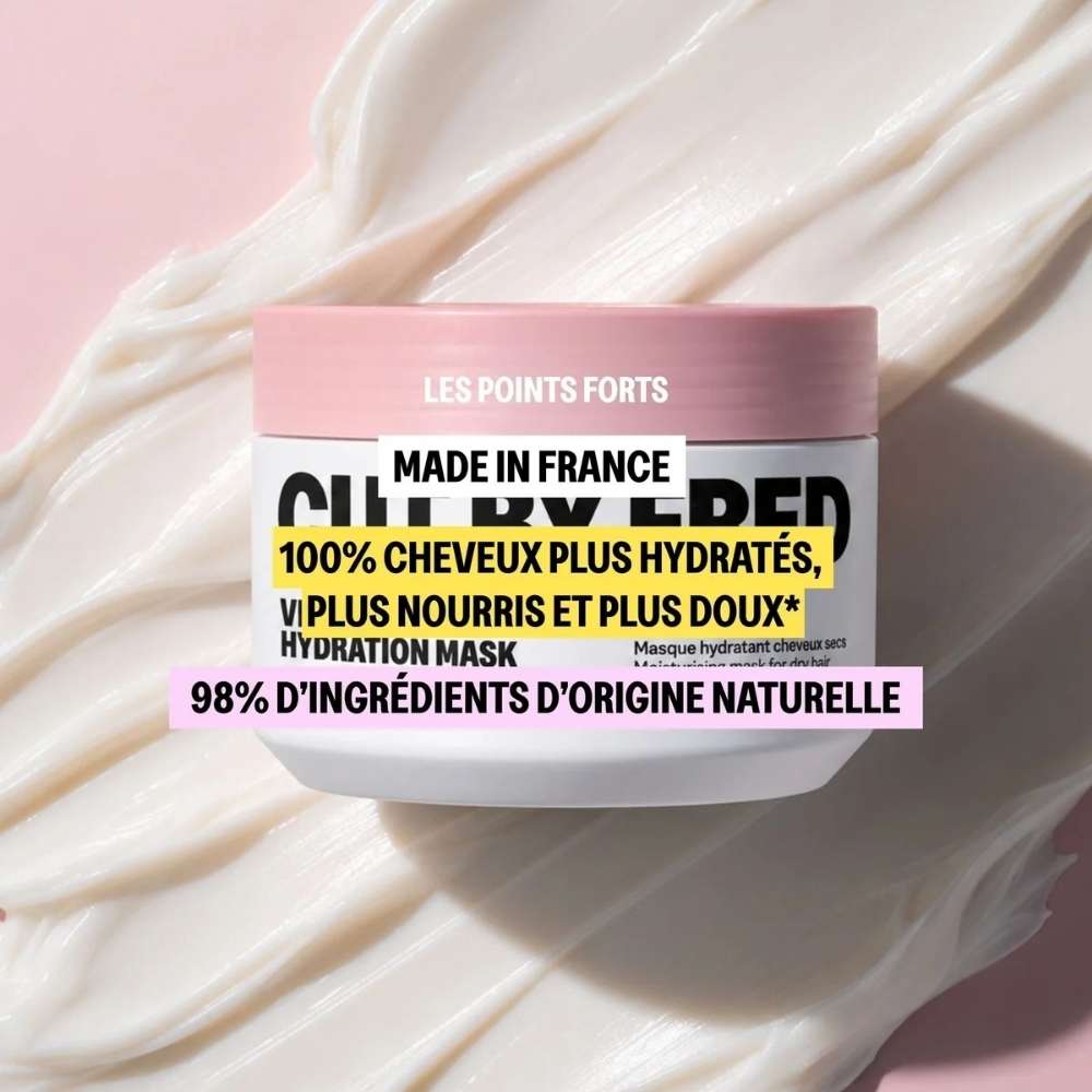 points forts du maque hydratant cut by fred