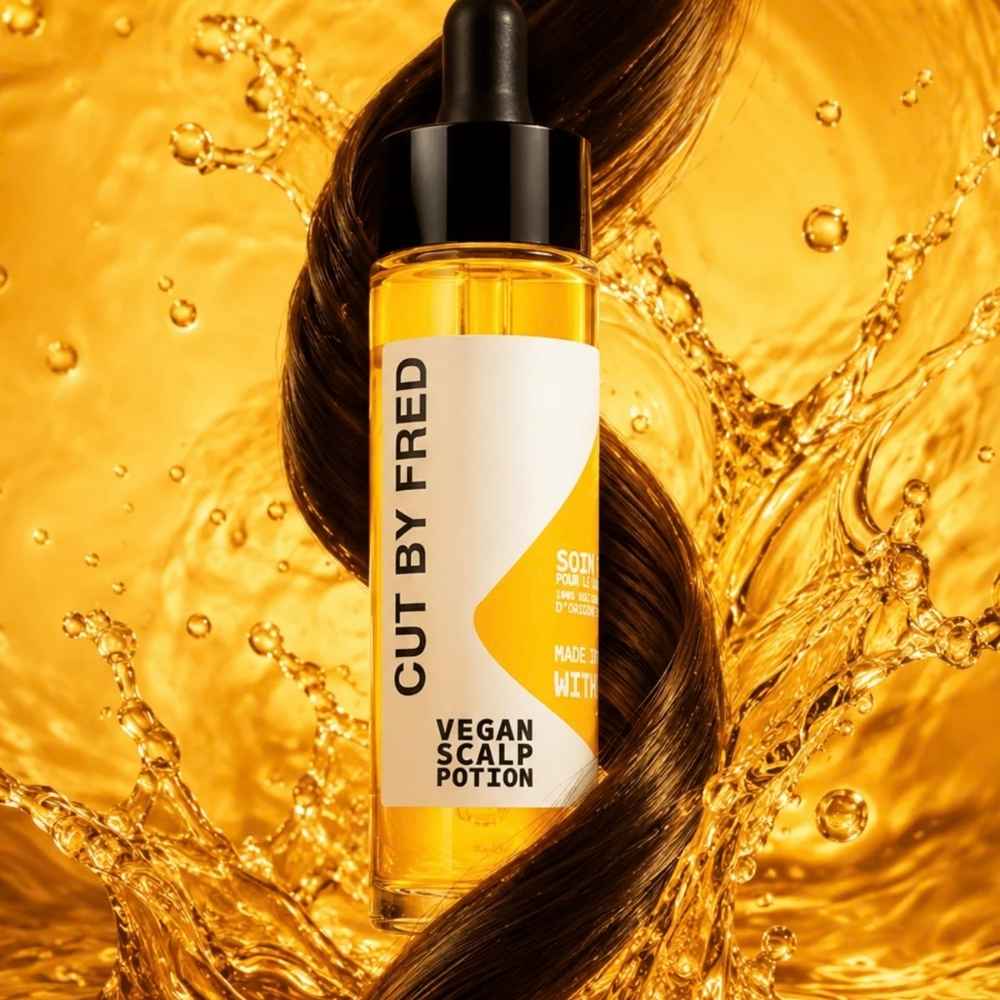 visuel texture et cheveux de la scalp potion