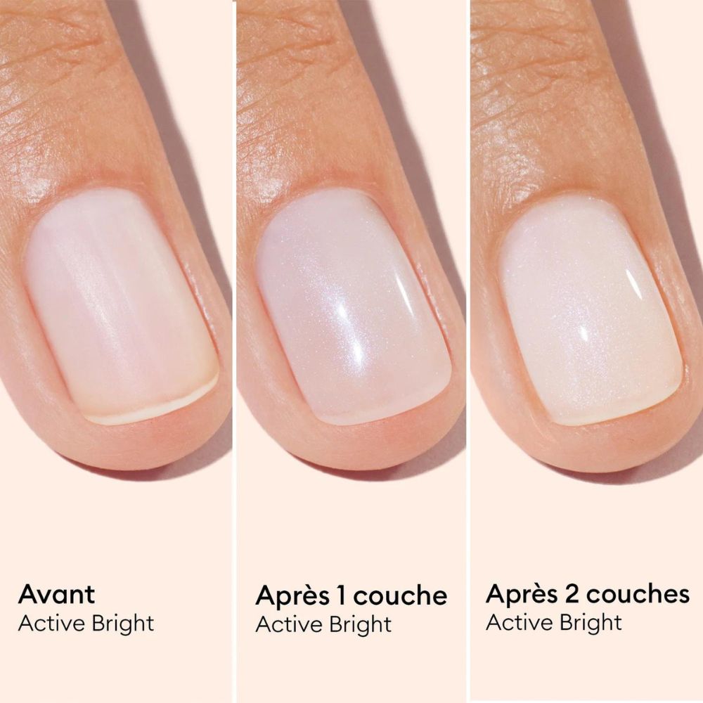 vernis active bright manucurist couches application