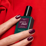 vernis green flash couleur prune Manucurist