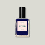 vernis green navy blue manucurist